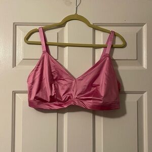 Auden Pink Satin Bralette